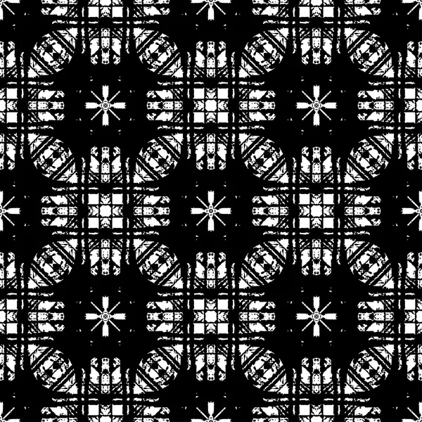 Abstrato grunge padrão sem costura. Ornamento geométrico . — Vetor de Stock