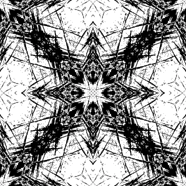 Patrón sin costura grunge abstracto. Adorno geométrico . — Archivo Imágenes Vectoriales