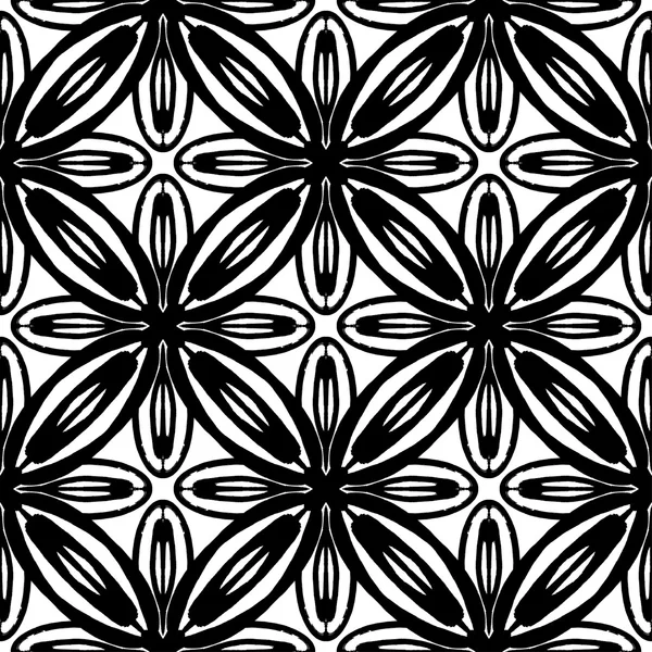 Abstrakt grunge seamless mönster. Geometrisk ornament. — Stock vektor