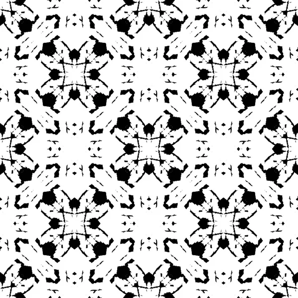 Abstraktes Grunge-Muster. geometrisches Ornament. — Stockvektor