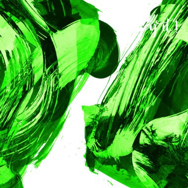 renk fırçası darbeleri ve dokular. Grunge vektörü elle boyanmış elementler. Altı çizili ve sınır tasarımı. soyut süs arkaplanı 