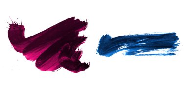 Siyah fırça darbesi ve doku. Grunge vektör soyut el boyalı element. Altı çizili ve sınır tasarımı.