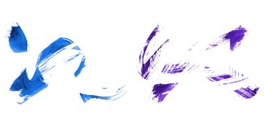 soyut fırça darbeleri, vektör illüstrasyonu