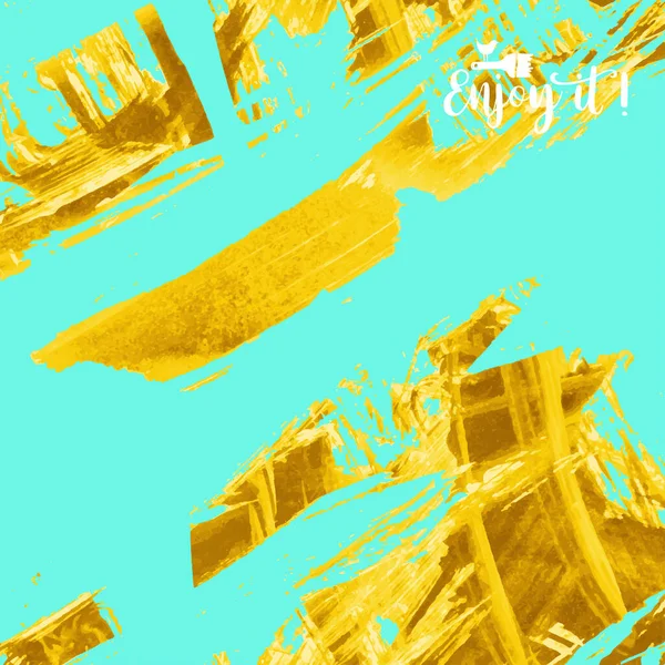 Färg Penseldrag Och Texturer Grunge Vektor Abstrakta Handmålade Element Understrykning — Stock vektor