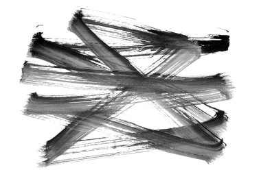 soyut fırça darbeleri, vektör illüstrasyonu