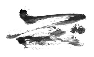 soyut fırça darbeleri, vektör illüstrasyonu