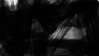 Siyah fırça darbesi ve doku. Grunge soyut elle boyanmış elementler. Altı çizili ve sınır tasarımı.