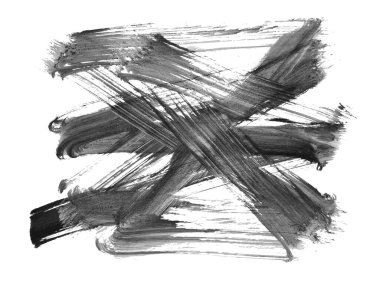 soyut fırça darbeleri, vektör illüstrasyonu