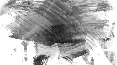 Siyah fırça darbesi ve doku. Grunge soyut elle boyanmış elementler. 