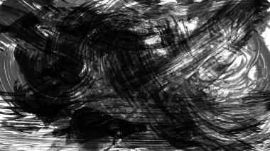 Siyah fırça darbesi ve doku. Grunge soyut elle boyanmış elementler. Altı çizili ve sınır tasarımı.