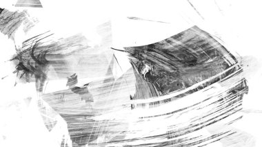 Siyah fırça darbesi ve doku. Grunge soyut elle boyanmış elementler. Altı çizili ve sınır tasarımı.