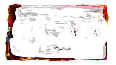 Siyah fırça darbesi ve doku. Grunge soyut elle boyanmış elementler. Altı çizili ve sınır tasarımı.