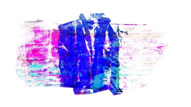 Siyah ve renkli boya karışımı, fırça darbesi ve doku. Grunge soyut elle boyanmış elementler. 