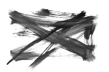 soyut fırça darbeleri, vektör illüstrasyonu