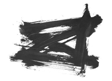 soyut fırça darbeleri, vektör illüstrasyonu