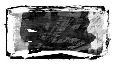 soyut fırça darbeleri, vektör illüstrasyonu