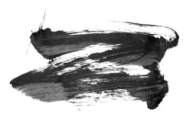 soyut fırça darbeleri, vektör illüstrasyonu