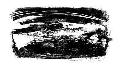 beyaz arkaplanda siyah mürekkep fırçası darbeleri