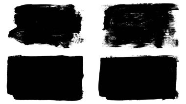 soyut fırça darbeleri, vektör illüstrasyonu