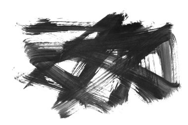 soyut fırça darbeleri, vektör illüstrasyonu