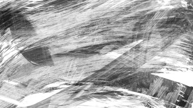 Siyah fırça darbesi ve doku. Grunge soyut elle boyanmış elementler. 