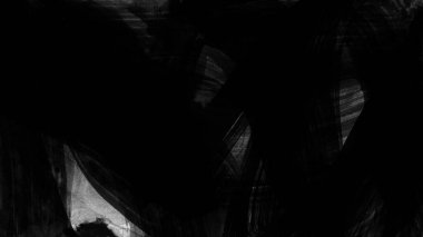 Siyah fırça darbesi ve doku. Grunge soyut elle boyanmış elementler. Altı çizili ve sınır tasarımı.