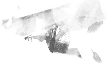 Siyah fırça darbesi dokusu. Grunge soyut elle boyanmış element.