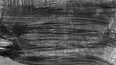 Siyah fırça darbesi dokusu. Grunge soyut elle boyanmış element. 