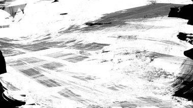 Siyah fırça darbesi ve doku. Grunge soyut elle boyanmış elementler. Altı çizili ve sınır tasarımı.