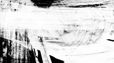 Siyah fırça darbesi ve doku. Grunge soyut elle boyanmış elementler. 