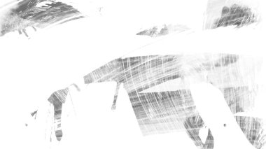 Siyah fırça darbesi dokusu. Grunge soyut elle boyanmış element.