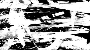 Siyah fırça darbesi ve doku. Grunge soyut elle boyanmış elementler. Altı çizili ve sınır tasarımı.