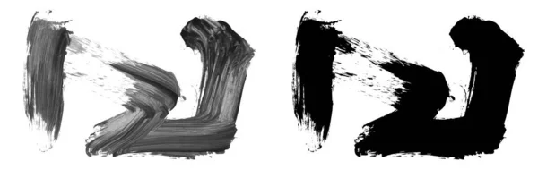 abstract brush strokes, vector illustration