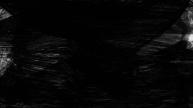 Siyah fırça darbesi dokusu. Grunge soyut elle boyanmış element. 