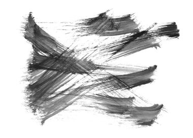 soyut fırça darbeleri, vektör illüstrasyonu