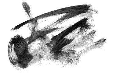 soyut fırça darbeleri, vektör illüstrasyonu