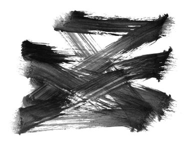 soyut fırça darbeleri, vektör illüstrasyonu