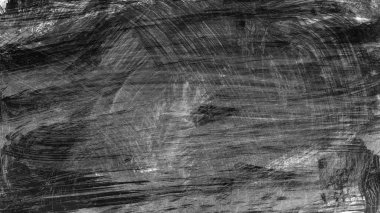 Siyah fırça darbesi dokusu. Grunge soyut elle boyanmış element. 