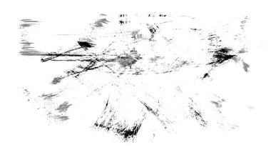 Siyah fırça darbesi ve doku. Grunge vektör soyut el boyalı element. Altı çizili ve sınır tasarımı.