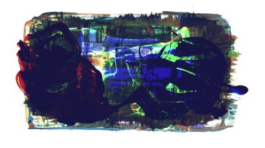 soyut fırça darbeleri, vektör illüstrasyonu