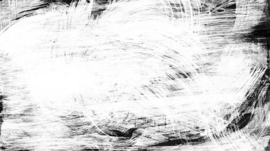 beyaz arkaplanda siyah grunge mürekkep fırça darbeleri