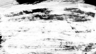 Siyah fırça darbesi ve doku. Grunge soyut elle boyanmış elementler. 