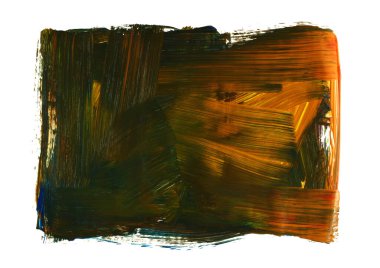 Siyah ve renkli boya karışımı, fırça darbesi ve doku. Grunge soyut elle boyanmış elementler. 