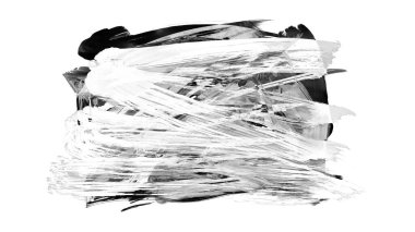 Siyah fırça darbesi ve doku. Grunge soyut elle boyanmış elementler. Altı çizili ve sınır tasarımı.