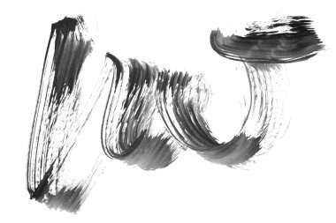 soyut fırça darbeleri, vektör illüstrasyonu