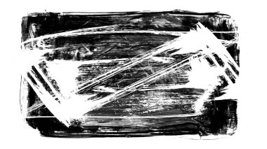 soyut fırça darbeleri, vektör illüstrasyonu