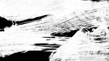 Siyah fırça darbesi ve doku. Grunge soyut elle boyanmış elementler. 