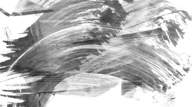 Siyah fırça darbesi ve doku. Grunge soyut elle boyanmış elementler. 