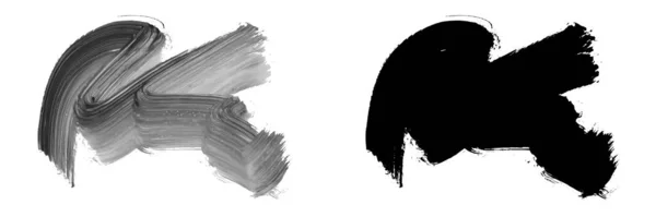 abstract brush strokes, vector illustration