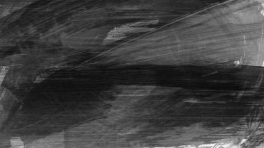 Siyah fırça darbesi dokusu. Grunge soyut elle boyanmış element. 